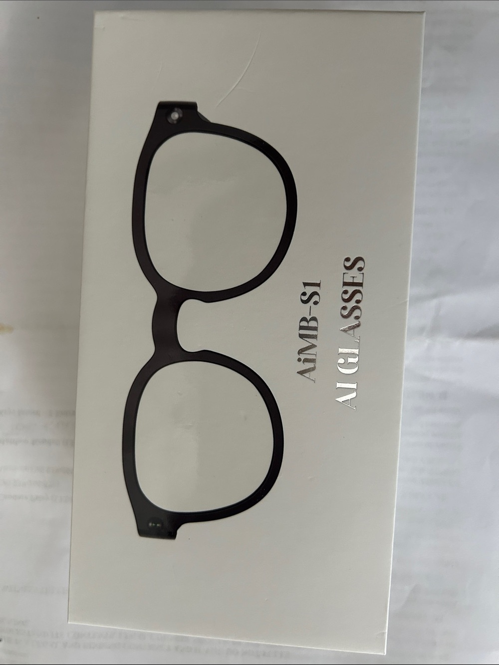 AiMB-S1 Black Eyeglass Frames - Boxed